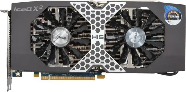 Alt view image 3 of 6 - HIS IceQ X² Turbo Boost Clock Radeon R9 270X 2GB GDDR5 PCI Express 3.0 x16 CrossFireX Support Graphics Card H270XQMT2G2