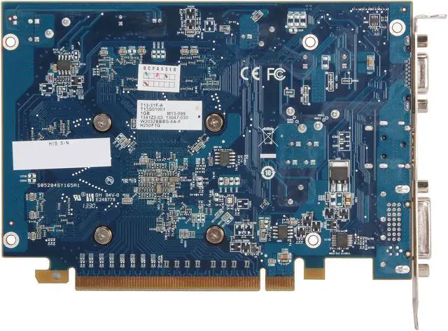 Alt view image 4 of 5 - HIS iCooler Boost Clock Radeon R7 250 1GB GDDR5 PCI Express 3.0 x16 CrossFireX Support Graphics Card H250F1G