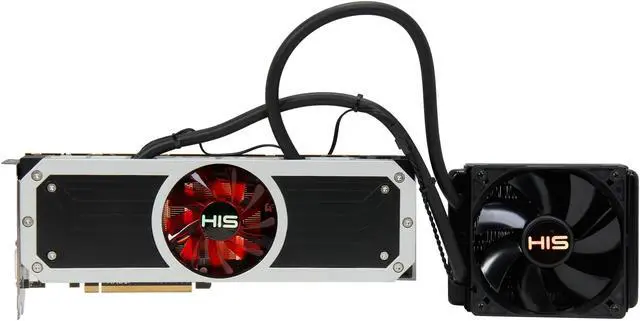 Alt view image 3 of 6 - HIS Radeon R9 295x2 8GB GDDR5 PCI Express 3.0 x16 CrossFireX Support Graphics Card H295LF8G4M