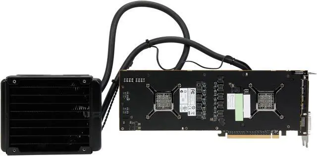 Alt view image 4 of 6 - HIS Radeon R9 295x2 8GB GDDR5 PCI Express 3.0 x16 CrossFireX Support Graphics Card H295LF8G4M