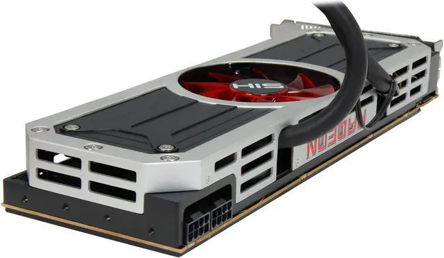 Alt view image 5 of 6 - HIS Radeon R9 295x2 8GB GDDR5 PCI Express 3.0 x16 CrossFireX Support Graphics Card H295LF8G4M