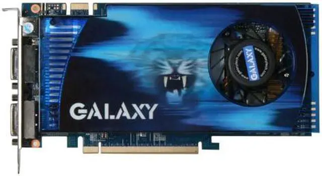 Alt view image 3 of 5 - Galaxy 96GFF6HUUEXV GeForce 9600 GT OC 512MB 256-bit GDDR3 PCI Express 2.0 x16 HDCP Ready SLI Supported Video Card