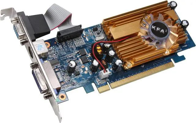 Main image of Galaxy GeForce 8400 GS 1GB (512MB on board) GDDR2 PCI Express x16 Low Profile Graphics Card 84SFE4HDFCXX