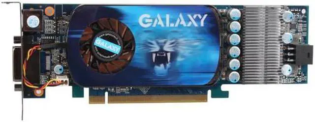 Alt view image 3 of 4 - Galaxy GeForce 9600 GT 512MB GDDR3 PCI Express 2.0 x16 Low Profile Ready Graphics Card 96GFF6VIFCXU
