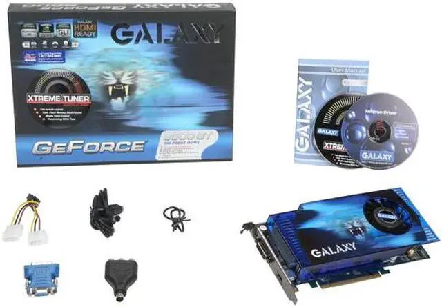 Alt view image 6 of 6 - Galaxy GeForce 9600 GT 1GB GDDR3 PCI Express 2.0 x16 SLI Support Graphics Card 96GGF6HMFEXX