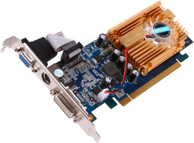 Main image of Galaxy GeForce 8400 GS 256MB GDDR2 PCI Express x16 Low Profile Ready Graphics Card 84GEE6HDFEXN