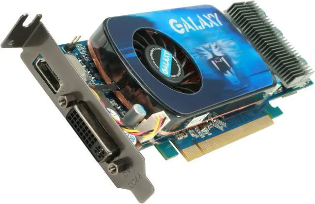 Main image of Galaxy GeForce 9600 GT 512MB DDR3 PCI Express 2.0 x16 Low Profile Ready Graphics Card 96GFF6HVDCXX