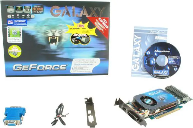 Alt view image 5 of 5 - Galaxy GeForce 9600 GT 512MB DDR3 PCI Express 2.0 x16 Low Profile Ready Graphics Card 96GFF6HVDCXX