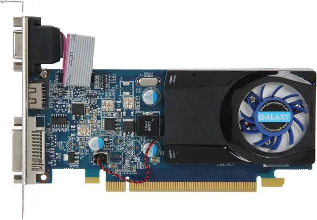 Alt view image 3 of 5 - Galaxy GeForce 210 512MB DDR2 PCI Express 2.0 x16 Graphics Card 21GFE4HX2HUN