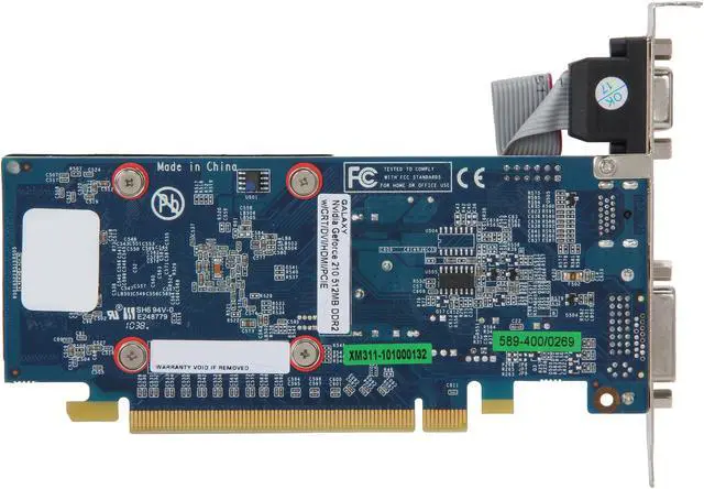 Alt view image 4 of 5 - Galaxy GeForce 210 512MB DDR2 PCI Express 2.0 x16 Graphics Card 21GFE4HX2HUN