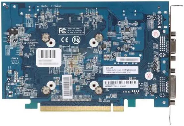 Alt view image 4 of 5 - Galaxy GeForce GT 240 512MB DDR5 PCI Express 2.0 x16 Graphics Card 24GFH8HX2PUG