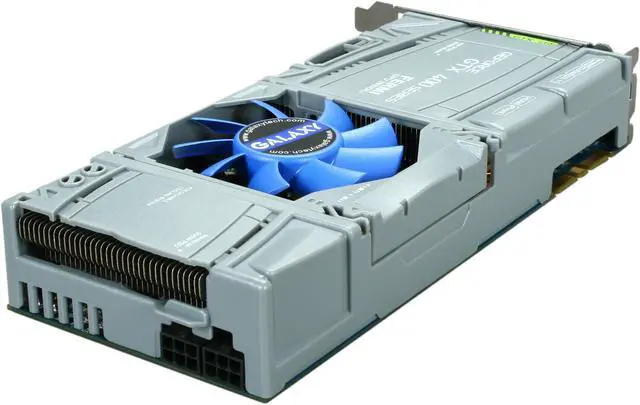 Alt view image 5 of 7 - Galaxy GeForce GTX 465 (Fermi) 1GB DDR5 PCI Express 2.0 x16 SLI Support Graphics Card 60XGH3HS3CUD