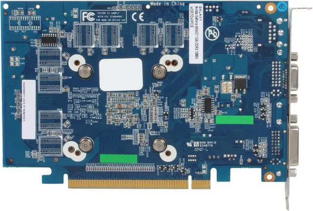 Alt view image 4 of 5 - Galaxy GeForce 9500 GT 1GB DDR2 PCI Express 2.0 x16 SLI Support Graphics Card 95TGE8DC1CUM