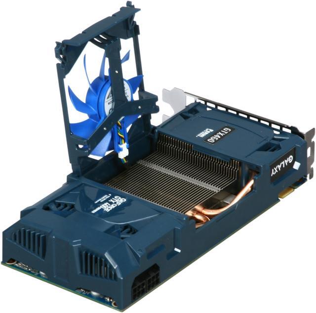 Alt view image 6 of 7 - Galaxy 60XGH6HS3HML GeForce GTX 460 (Fermi) GC Version 1GB 256-bit GDDR5 PCI Express 2.0 x16 HDCP Ready SLI Support Video Card