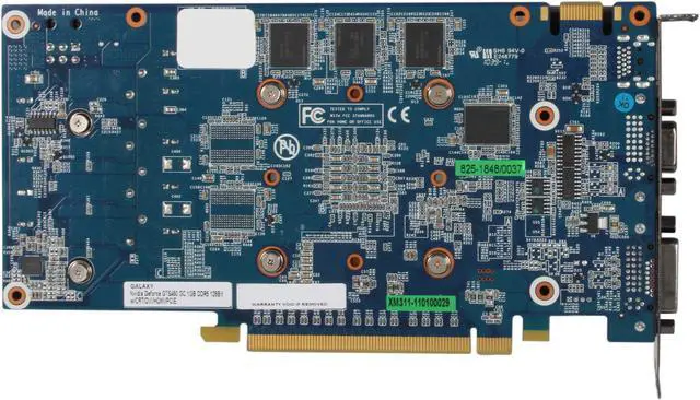 Alt view image 5 of 7 - Galaxy 50SGH8HX3QMZ GeForce GTS 450 (Fermi) GC Version 1GB 128-bit DDR5 PCI Express 2.0 x16 HDCP Ready SLI Support Video Card