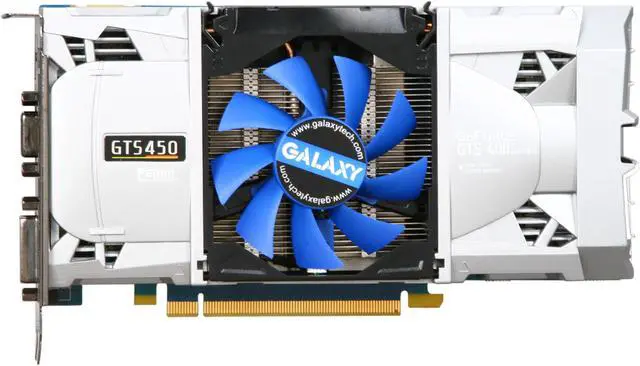 Alt view image 3 of 6 - Galaxy 50SGH8HX3OMJ GeForce GTS 450 (Fermi) SuperOC 1GB 128-bit DDR5 PCI Express 2.0 x16 HDCP Ready SLI Support Video Card