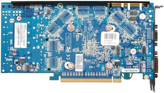 Alt view image 4 of 4 - Galaxy GeForce GTS 250 1GB DDR3 PCI Express 2.0 x16 SLI Support Graphics Card 25SGF6HX1RUV