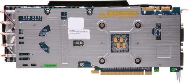 Alt view image 4 of 6 - Galaxy GeForce GTX 580 (Fermi) 1536MB DDR5 PCI Express 2.0 x16 SLI Support Graphics Card 58NLH5HS3PXZ