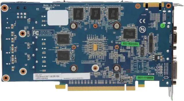 Alt view image 4 of 6 - Galaxy GeForce GTX 550 Ti (Fermi) 2GB GDDR5 PCI Express 2.0 x16 SLI Support Graphics Card 55NPH8HX4LXZ