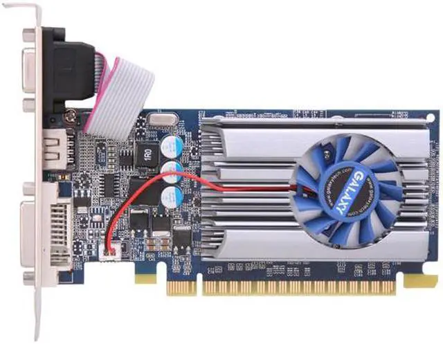 Alt view image 3 of 5 - Galaxy GeForce GT 520 (Fermi) 1GB DDR3 PCI Express 2.0 x16 Graphics Card 52GGS4HX2HXZ