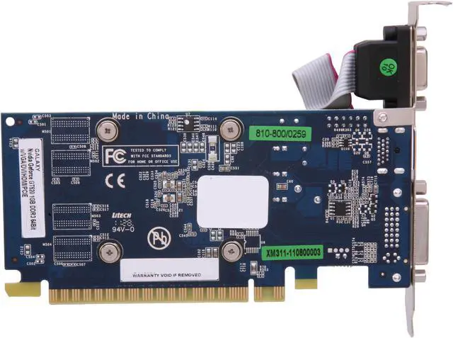 Alt view image 4 of 5 - Galaxy GeForce GT 520 (Fermi) 1GB DDR3 PCI Express 2.0 x16 Graphics Card 52GGS4HX2HXZ