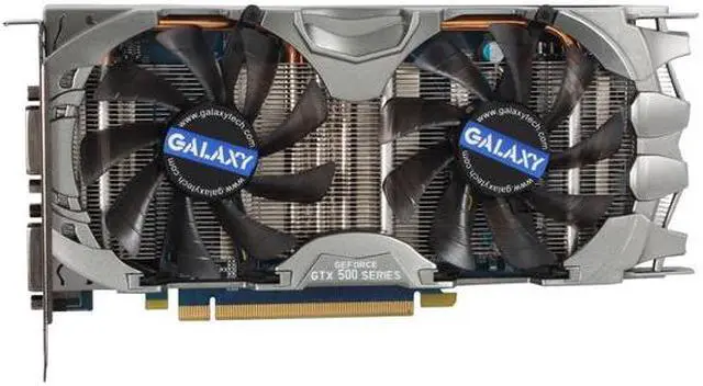 Alt view image 3 of 6 - Galaxy 56NPH6HS4IXX GeForce GTX 560 (Fermi) GC 2GB 256-bit GDDR5 PCI Express 2.0 x16 HDCP Ready SLI Support Video Card