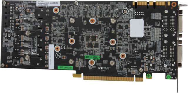 Alt view image 4 of 6 - Galaxy 57NKH3DH5PXK MDT X4 GeForce GTX 570 (Fermi) 1280MB 320-bit GDDR5 PCI Express 2.0 x16 HDCP Ready SLI Support Multi-Display Video Card