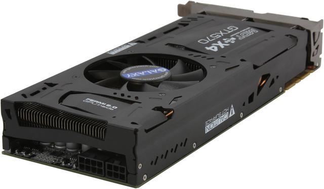 Alt view image 5 of 6 - Galaxy 57NKH3DH5PXK MDT X4 GeForce GTX 570 (Fermi) 1280MB 320-bit GDDR5 PCI Express 2.0 x16 HDCP Ready SLI Support Multi-Display Video Card