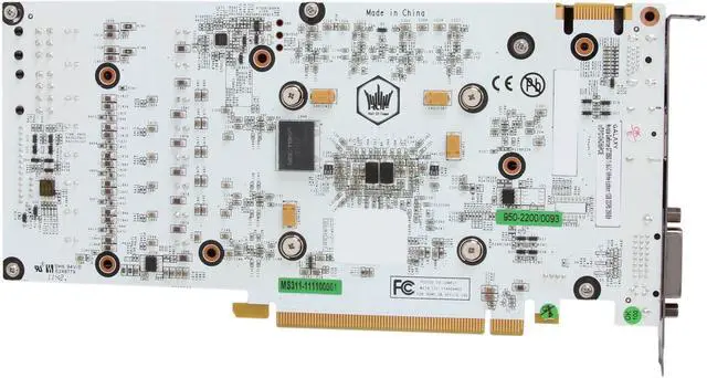 Alt view image 4 of 6 - Galaxy 56NGH6DP5QXX GeForce GTX 560 Ti (Fermi) SuperOC White Edition 1GB 256-bit GDDR5 PCI Express 2.0 x16 HDCP Ready SLI Support Video Card