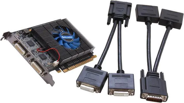Main image of Galaxy 52GGF4AM5UXX MDT GeForce GT 520 (Fermi) 1GB 64-bit DDR3 PCI Express 2.0 x16 HDCP Ready Multi-display Video Card