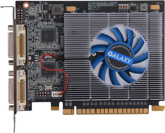 Alt view image 4 of 6 - Galaxy 52GGF4AM5UXX MDT GeForce GT 520 (Fermi) 1GB 64-bit DDR3 PCI Express 2.0 x16 HDCP Ready Multi-display Video Card