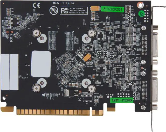 Alt view image 5 of 6 - Galaxy 52GGF4AM5UXX MDT GeForce GT 520 (Fermi) 1GB 64-bit DDR3 PCI Express 2.0 x16 HDCP Ready Multi-display Video Card