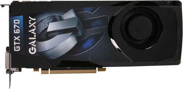 Alt view image 3 of 6 - Galaxy 67NPH6DV5ZVX GeForce GTX 670 GC 2GB 256-bit GDDR5 PCI Express 3.0 x16 HDCP Ready SLI Support Video Card