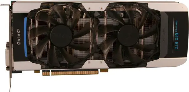 Alt view image 3 of 6 - Galaxy 67NPH6DV6KXZ GeForce GTX 670 GC 2GB 256-bit GDDR5 PCI Express 3.0 x16 HDCP Ready SLI Support Video Card