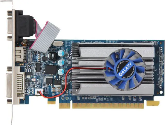 Alt view image 3 of 5 - Galaxy 61TPS4HX2LNX GeForce GT 610 GC 2GB 64-bit DDR3 PCI Express 2.0 x16 HDCP Ready  Video Card