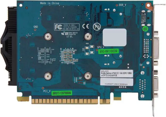 Alt view image 4 of 5 - Galaxy 64TGF8HX6FTZ GeForce GT 640 GC 1GB 128-bit DDR3 PCI Express 3.0 x16 HDCP Ready Video Card