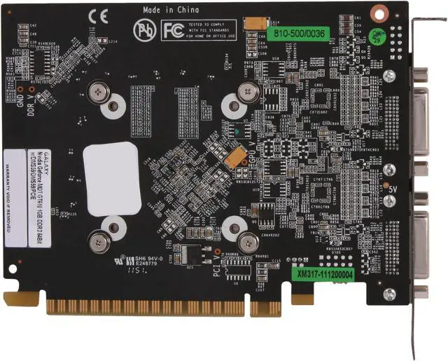 Alt view image 4 of 5 - Galaxy 61TGF4AM5UNX MDT GeForce GT 610 1GB 64-bit DDR3 PCI Express 2.0 x16 HDCP Ready  Multi-display Video Card