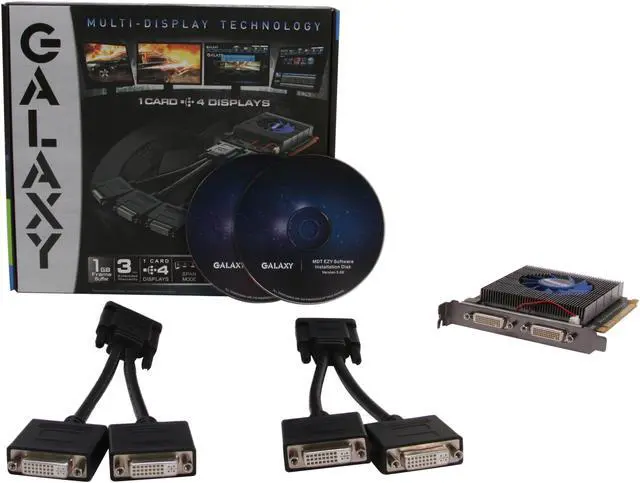 Alt view image 5 of 5 - Galaxy 61TGF4AM5UNX MDT GeForce GT 610 1GB 64-bit DDR3 PCI Express 2.0 x16 HDCP Ready  Multi-display Video Card