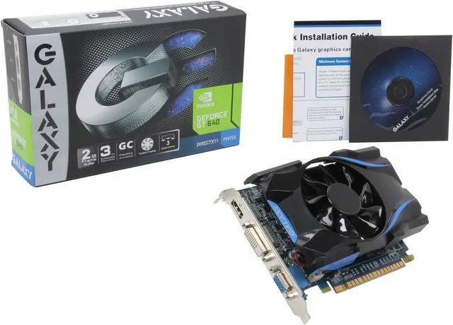 Alt view image 5 of 5 - Galaxy 64TPF8HX6FTZ GeForce GT 640 GC 2GB 128-bit DDR3 PCI Express 3.0 x16 HDCP Ready Video Card