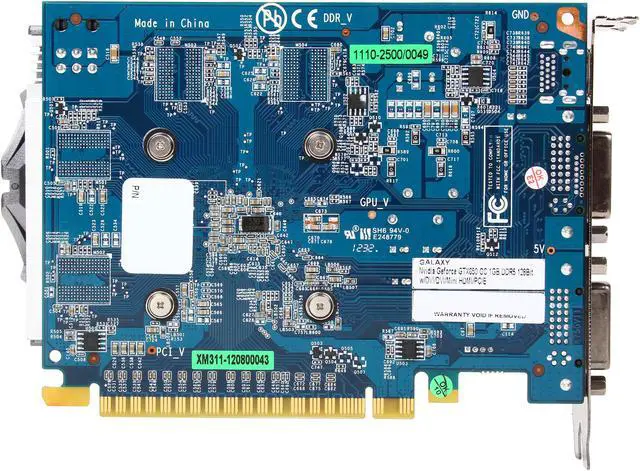 Alt view image 4 of 6 - Galaxy 65NGH8DL7AXX GeForce GTX 650 GC 1GB 128-bit GDDR5 PCI Express 3.0 x16 HDCP Ready Video Card