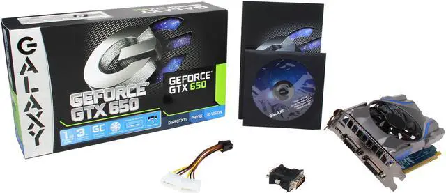 Alt view image 6 of 6 - Galaxy 65NGH8DL7AXX GeForce GTX 650 GC 1GB 128-bit GDDR5 PCI Express 3.0 x16 HDCP Ready Video Card