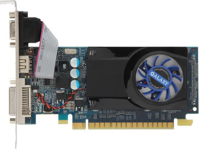 Alt view image 3 of 5 - Galaxy GeForce 8400 GS 512MB DDR3 PCI Express 2.0 x16 Graphics Card 84GFF4HX2HXZ