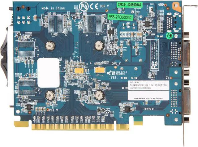 Alt view image 4 of 6 - Galaxy 65IGH8DL7AXX GeForce GTX 650 Ti GC 1GB 128-bit GDDR5 PCI Express 3.0 x16 HDCP Ready Video Card