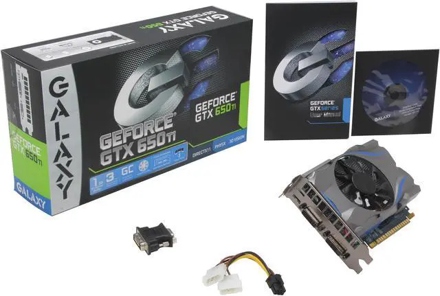 Alt view image 6 of 6 - Galaxy 65IGH8DL7AXX GeForce GTX 650 Ti GC 1GB 128-bit GDDR5 PCI Express 3.0 x16 HDCP Ready Video Card