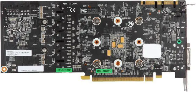 Alt view image 4 of 6 - Galaxy 77XPH6DV6KXZ G-SYNC Support GeForce GTX 770 GC 2GB 256-bit GDDR5 PCI Express 3.0 SLI Support Video Card