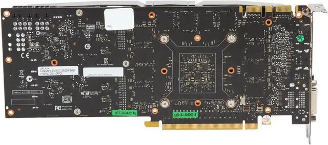 Alt view image 4 of 6 - Galaxy 78XNH5DN8MSU G-SYNC Support GeForce GTX 780 GC 3GB 384-bit GDDR5 PCI Express 3.0 SLI Support Video Card