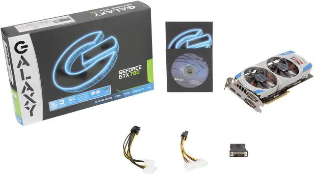 Alt view image 6 of 6 - Galaxy 78XNH5DN8MSU G-SYNC Support GeForce GTX 780 GC 3GB 384-bit GDDR5 PCI Express 3.0 SLI Support Video Card