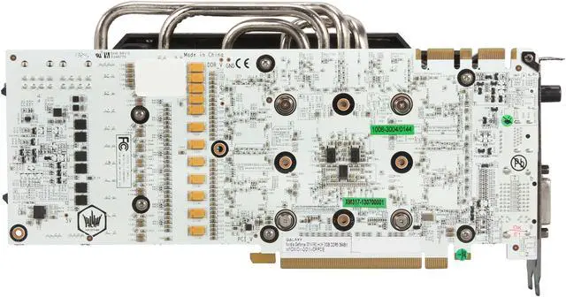 Alt view image 4 of 6 - Galaxy 78XNH5DV8PXV G-SYNC Support GeForce GTX 780 HOF 3GB 384-bit GDDR5 PCI Express 3.0 SLI Support Video Card