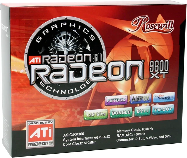 Open Box: Rosewill Radeon 9600XT Graphics Card RW96XT-256D - Newegg.com