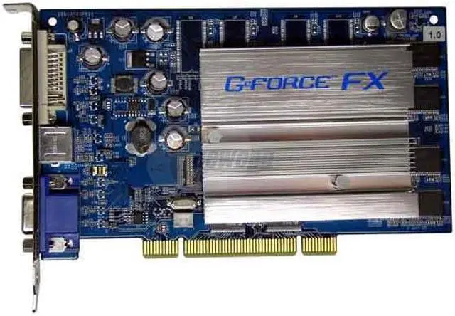 Alt view image 2 of 5 - Rosewill GeForce FX 5200 128MB DDR PCI Graphics Card R5200-128PCI